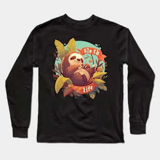 sloth life Long Sleeve T-Shirt